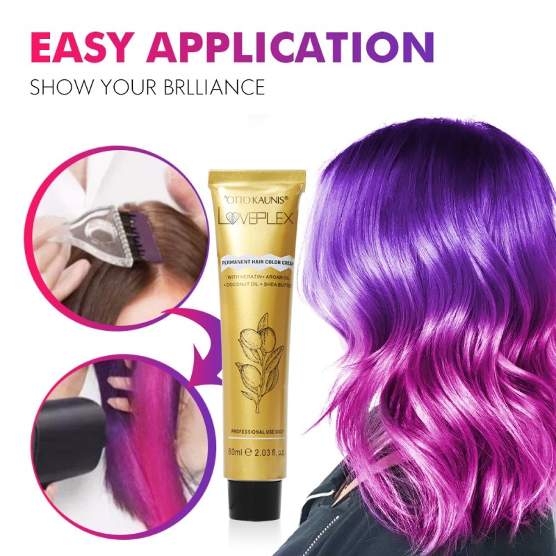 Hair Color Cream Factory - OEM Ammonia Free Semi Permanent