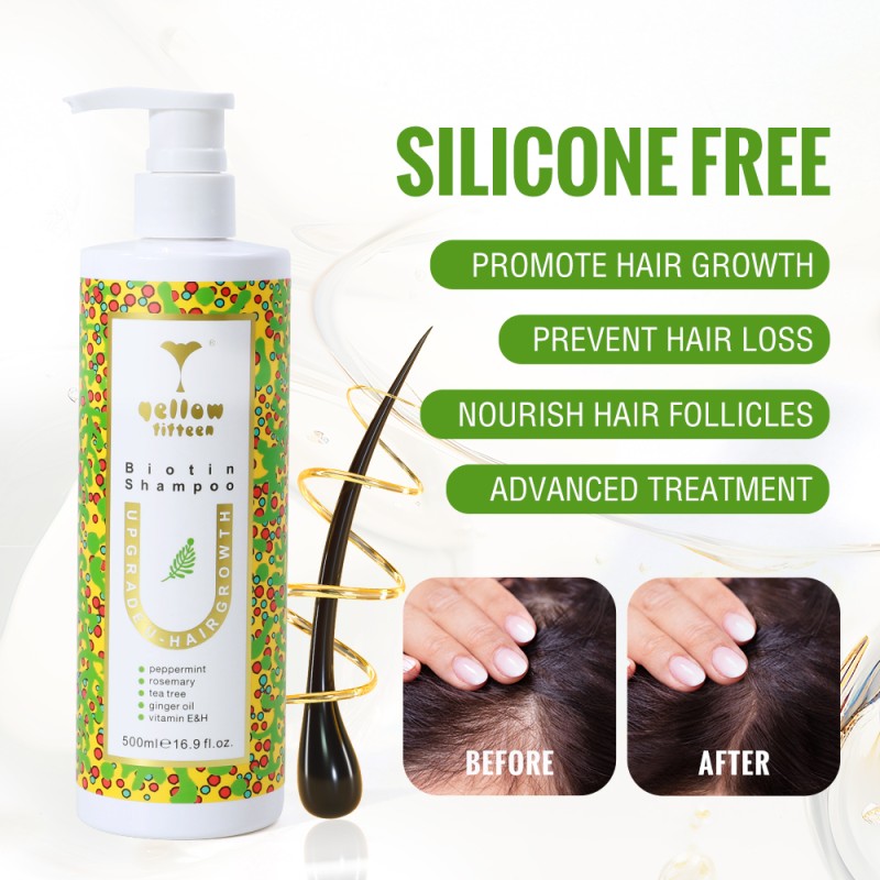 Thickening Shampoo Supplier - OEM Biotin Ginger Collagen Anti-loss