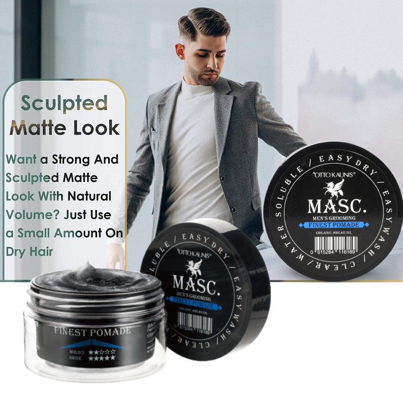 Hair Pomade Factory - OEM Water Based Firm Hold Wax Styling