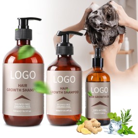 Hair Growth Set Supplier - OEM Anti Hair Loss Solid Natural Ginger