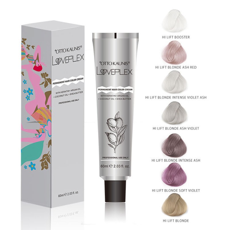 Hair Color Cream Factory - OEM Non Allergic Semi Permanent Low Ammonia