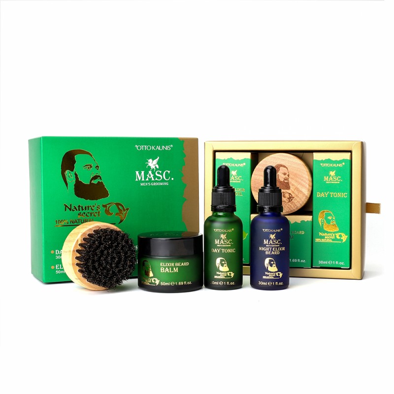 Beard Oil Care Sets Supplier - OEM 100% Naturally Derived Treatment