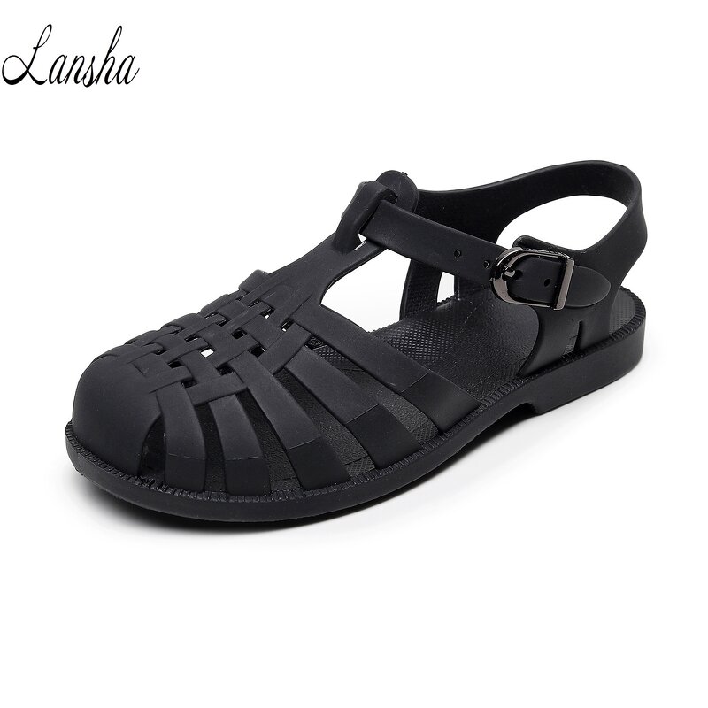 Roman Sandals Manufacturer - OEM/ODM Cheap Solid Jelly Closed Toe Soft Soled