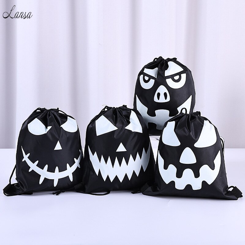 Drawstring Backpack Factory - OEM/ODM Halloween Luminous Night Light Gift Bag