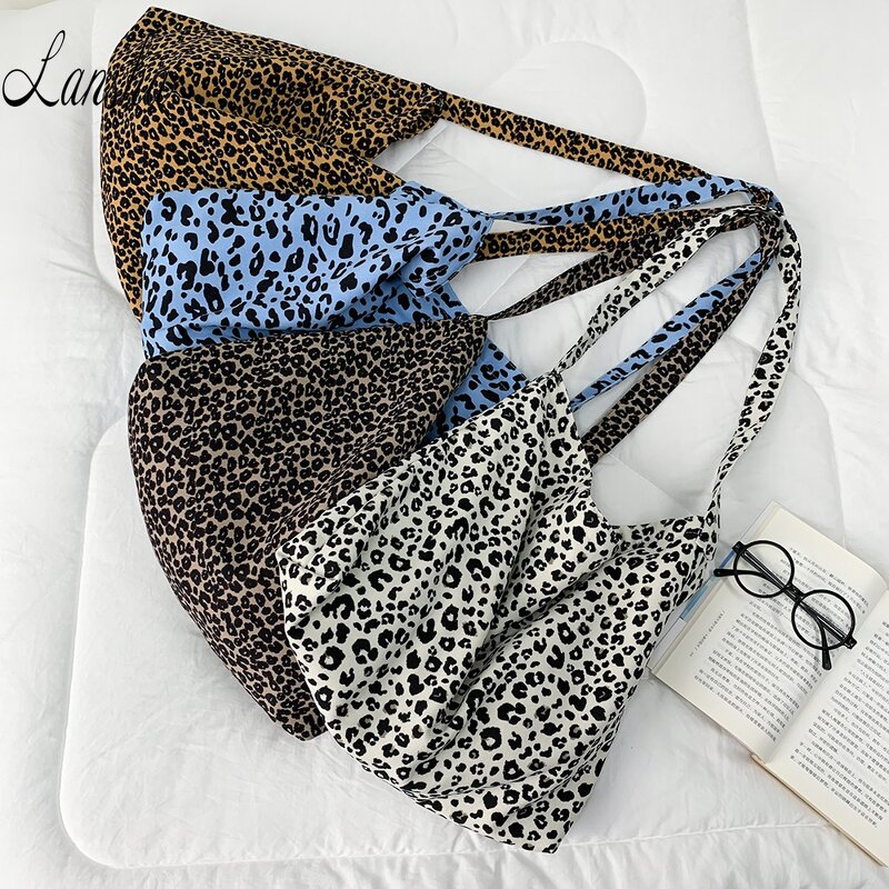 Canvas Bag Factory - OEM/ODM Korean Leopard Print Zipper Large Capacity Shoulder