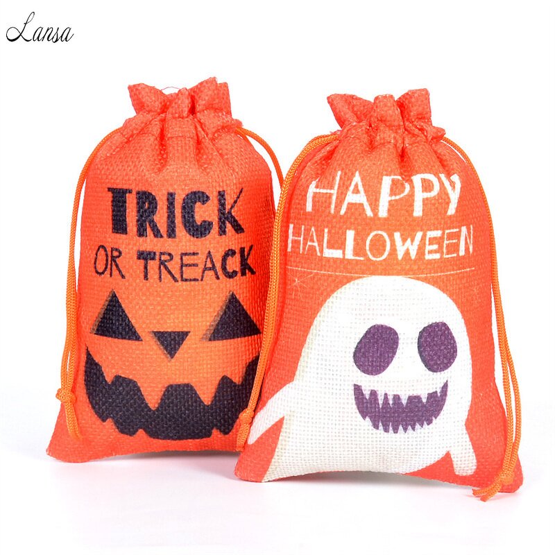 Halloween Bag Factory - OEM/ODM Wholesale Linen Drawstring Candy Gift Pouch
