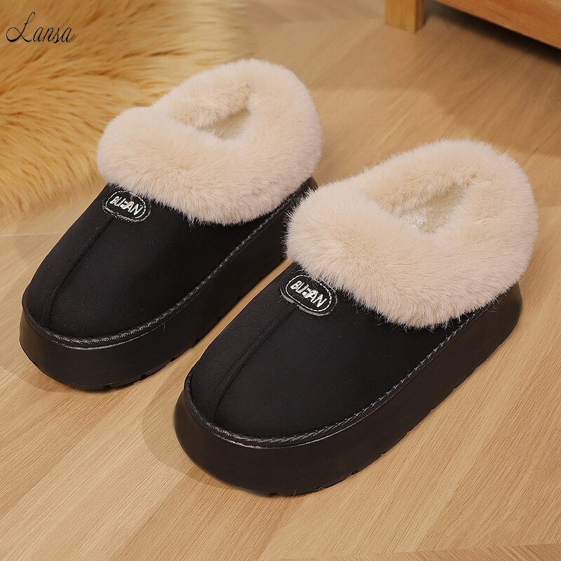 Snow Boots Factory - OEM/ODM Platform EVA Sole Fluffy Ankle Boots