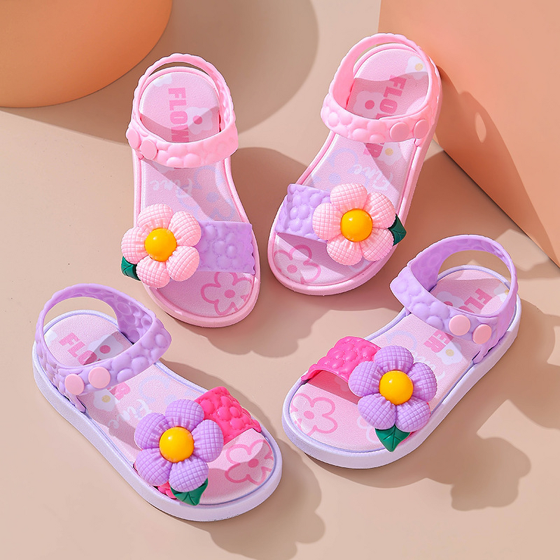 Jelly Sandals Factory - OEM/ODM Cute Princess Non-Slip Breathable Rainbow