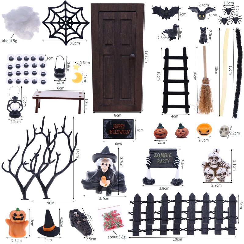 Dollhouse Props Manufacturer - OEM/ODM Halloween Scene Mini Pumpkin Accessories