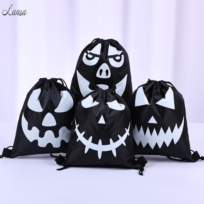 Drawstring Backpack Factory - OEM/ODM Halloween Luminous Night Light Gift Bag