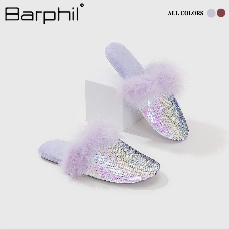 Women Slippers Manufacturer - OEM/ODM Custom Logo Furry Flat Slippers