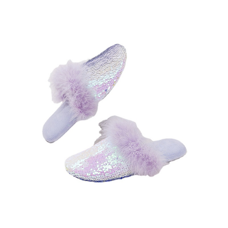 Women Slippers Manufacturer - OEM/ODM Custom Logo Furry Flat Slippers