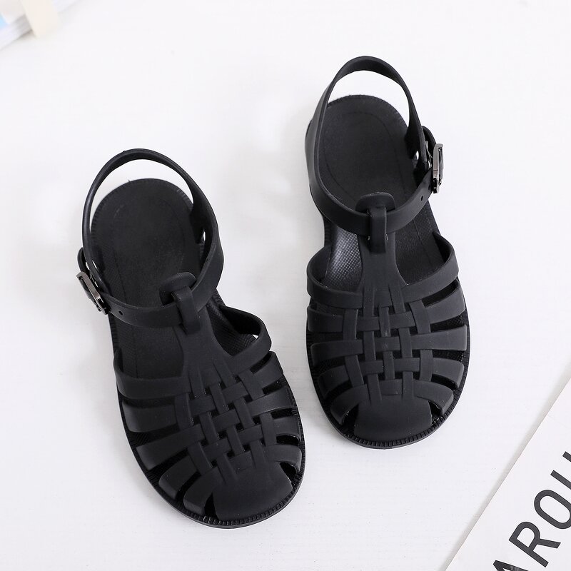 Baby Shoes Factory - OEM/ODM Fancy PVC Jelly Crystal Ankle Strap Sandals