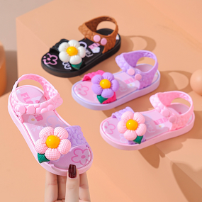 Jelly Sandals Factory - OEM/ODM Cute Princess Non-Slip Breathable Rainbow