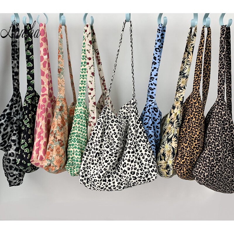 Canvas Bag Factory - OEM/ODM Korean Leopard Print Zipper Large Capacity Shoulder