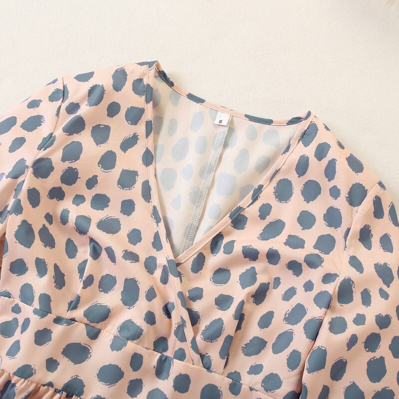 Mother Daughter Dress Manufacturer - OEM/ODM Princess Puff Long Sleeve V-neck Dress