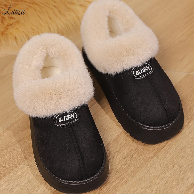 Snow Boots Factory - OEM/ODM Platform EVA Sole Fluffy Ankle Boots
