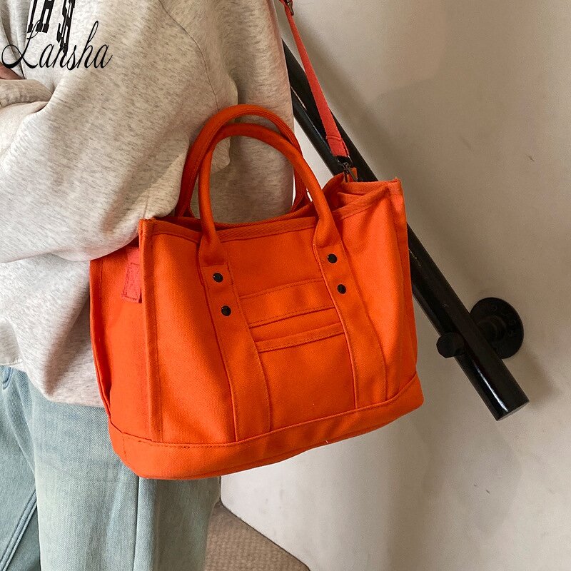 Canvas Shoulder Bag Factory - OEM/ODM Vintage Custom Logo Versatile Shopping Bag