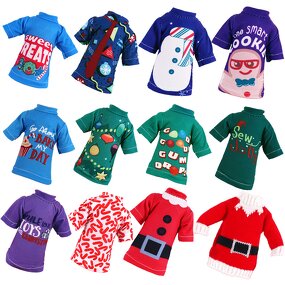 Doll Clothes Factory - OEM/ODM Fashion Christmas Elf Jumpsuit Pants Accessories