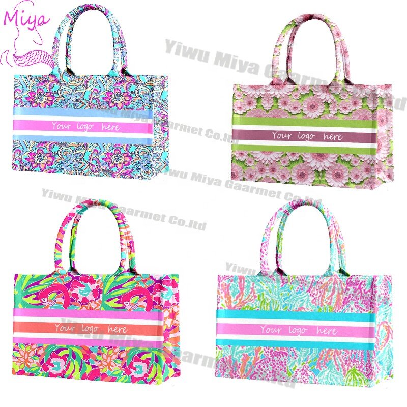 Canvas Tote Bags Manufacturer - OEM/ODM Wholesale Bohemia Flamingo Painting Print