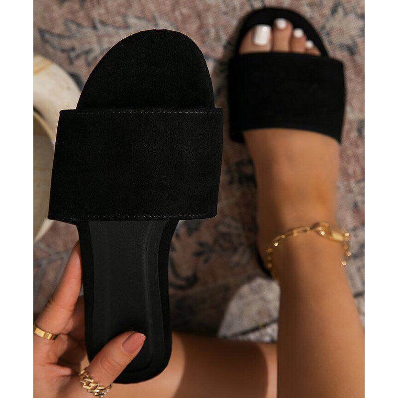 Slide Slippers Manufacturer - OEM/ODM Bulk Wholesale Suede Leather Blank Slippers