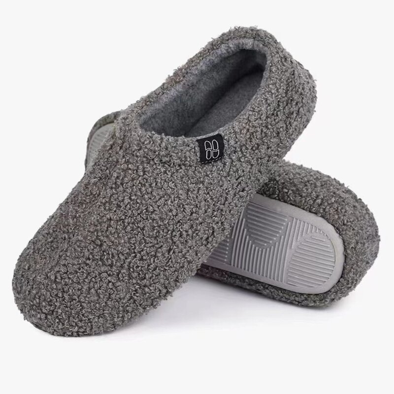 Slippers Factory - OEM/ODM Custom Logo Solid Cashmere Fur Ankle Wrap
