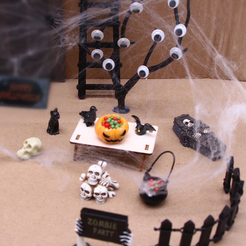 Dollhouse Props Manufacturer - OEM/ODM Halloween Scene Mini Pumpkin Accessories