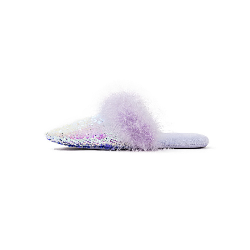 Women Slippers Manufacturer - OEM/ODM Custom Logo Furry Flat Slippers