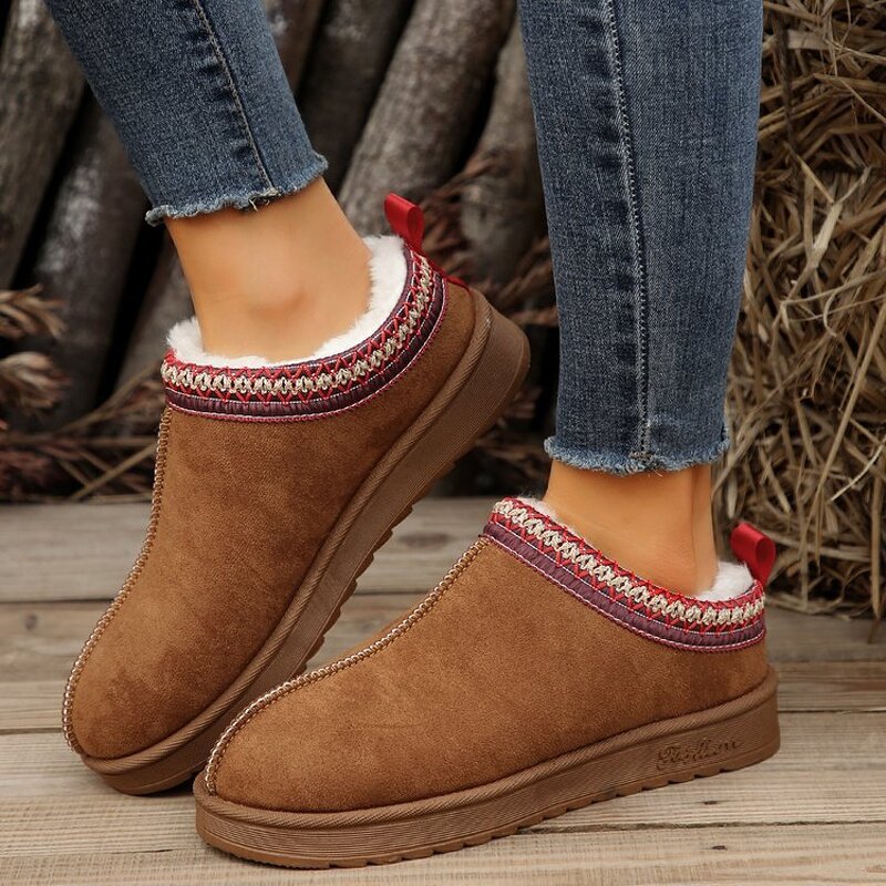 Snow Boots Factory - OEM/ODM Retro Ethnic Embroidery Ankle Boots