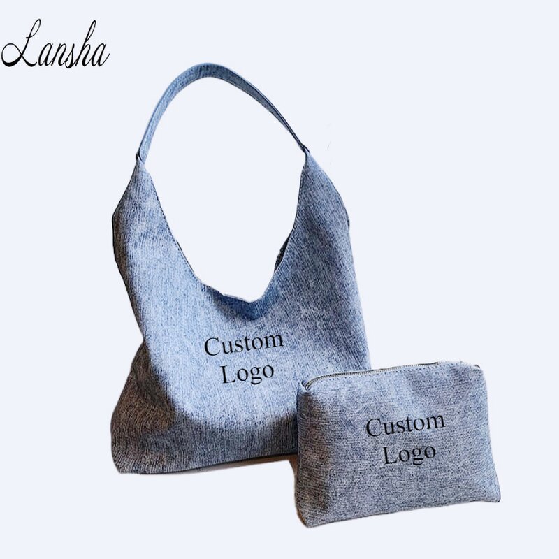 Denim Bag Manufacturer - OEM/ODM Popular Casual Leisure Large Capacity Shoulder