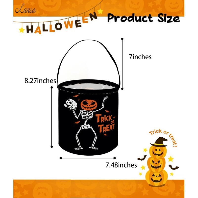 Halloween Bucket Factory - OEM/ODM Trick or Treat Candy Bucket Kids Gift