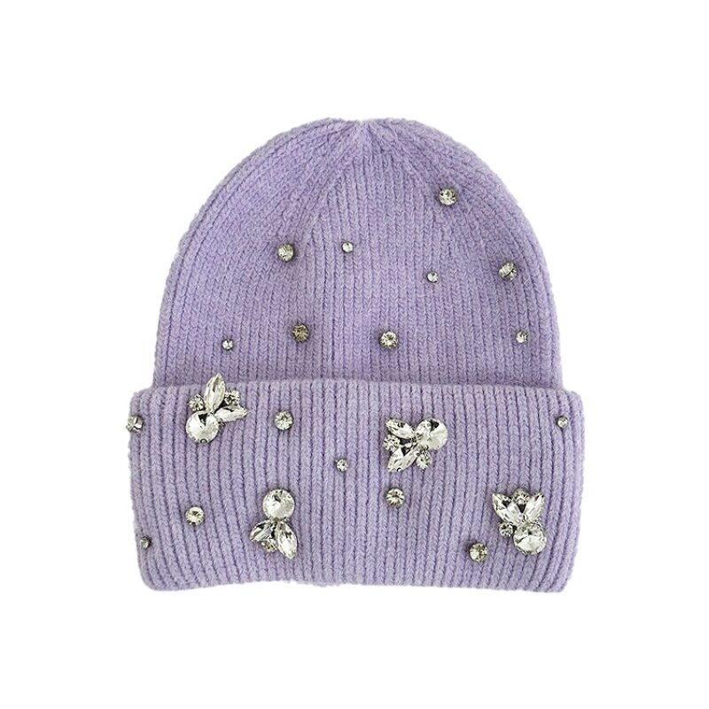Girl's Beanie Manufacturer - OEM/ODM Custom Rhinestone Beanie Hat