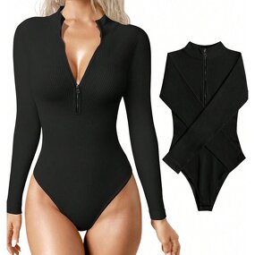 Women's Bodysuit Manufacturer - OEM/ODM Custom Long Sleeve Bodysuit