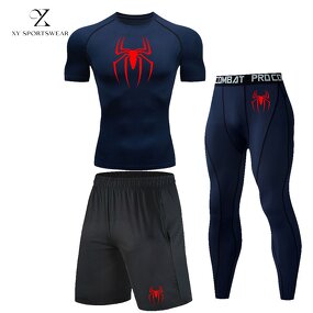 Men's Gym Wear Set Manufacturer - OEM/ODM Custom 3 Piece Track Suit