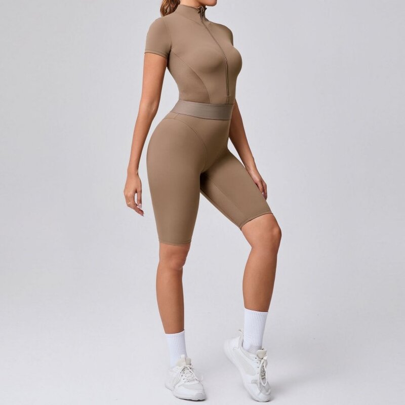 Women's Jumpsuit Manufacturer - OEM/ODM Custom Mesh Sports Jumpsuit