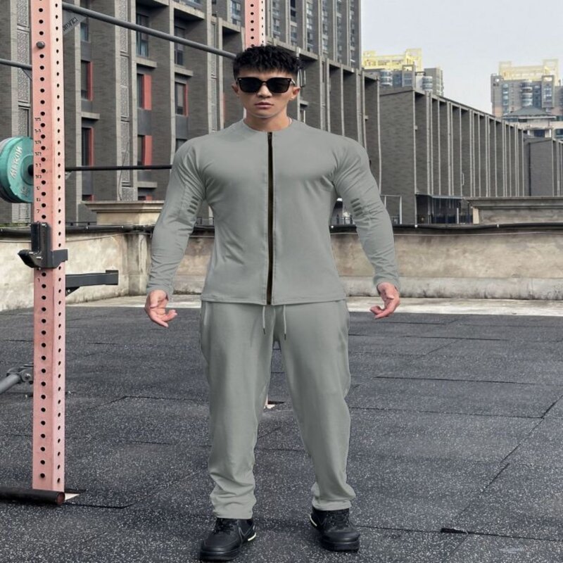 Men's Gym Wear Set Manufacturer - OEM/ODM Custom Winter Fitness Suit