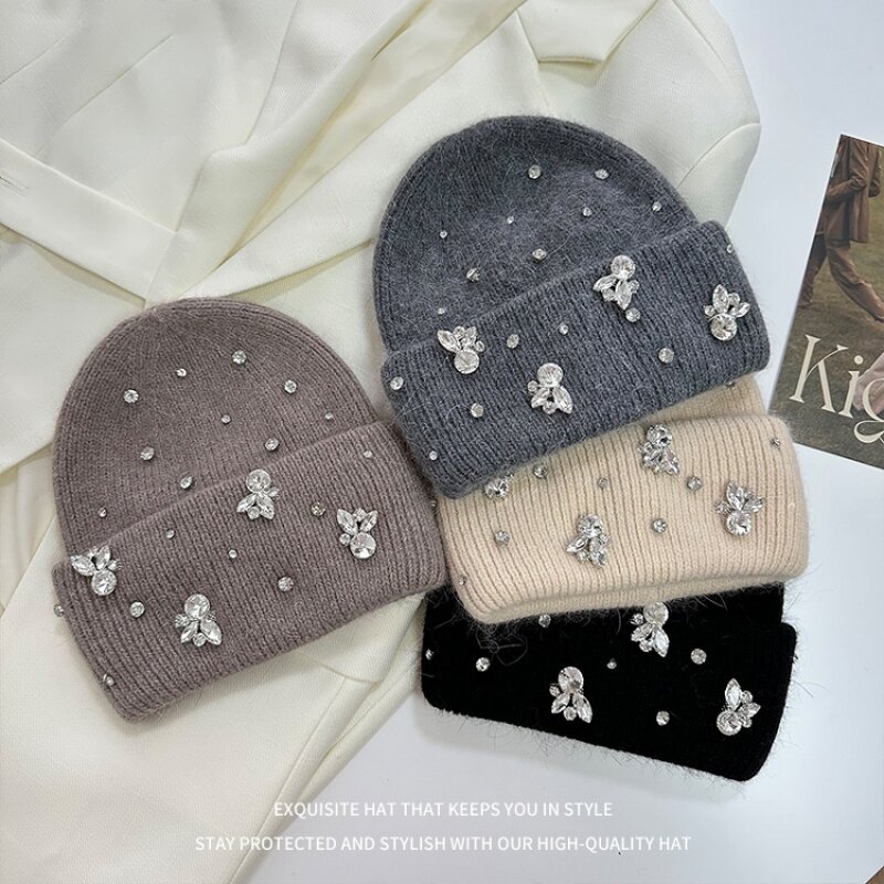 Girl's Beanie Manufacturer - OEM/ODM Custom Rhinestone Beanie Hat