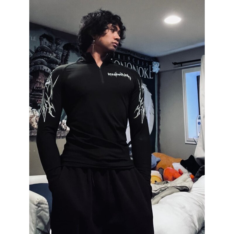 Men's T-Shirt Manufacturer - OEM/ODM Custom Long Sleeve Graphic T-Shirt