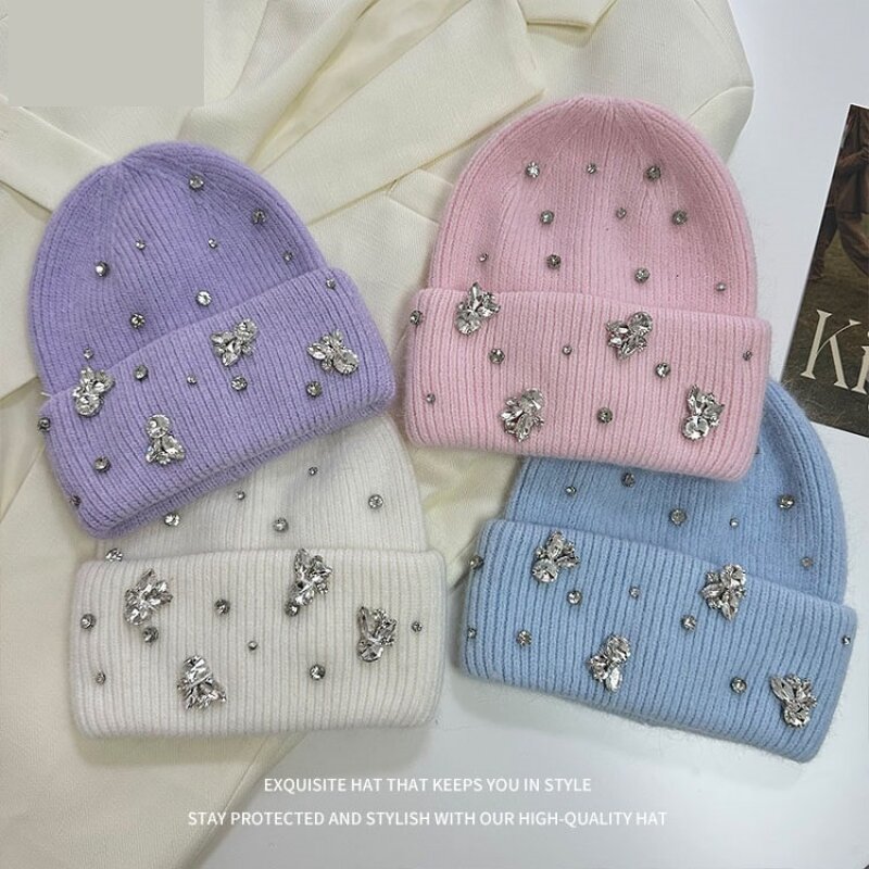 Girl's Beanie Manufacturer - OEM/ODM Custom Rhinestone Beanie Hat