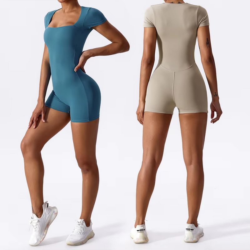 Women's Jumpsuit Manufacturer - OEM/ODM Custom Square Neck Yoga Jumpsuit