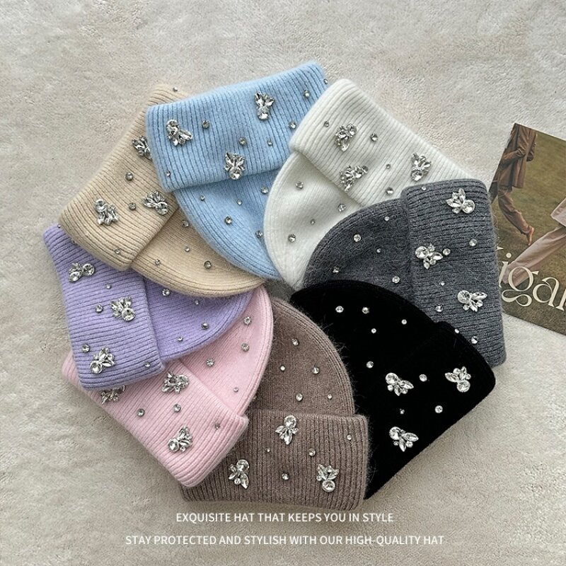 Girl's Beanie Manufacturer - OEM/ODM Custom Rhinestone Beanie Hat