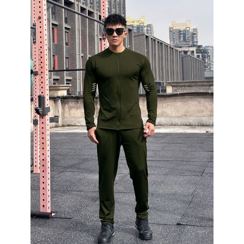 Men's Gym Wear Set Manufacturer - OEM/ODM Custom Winter Fitness Suit