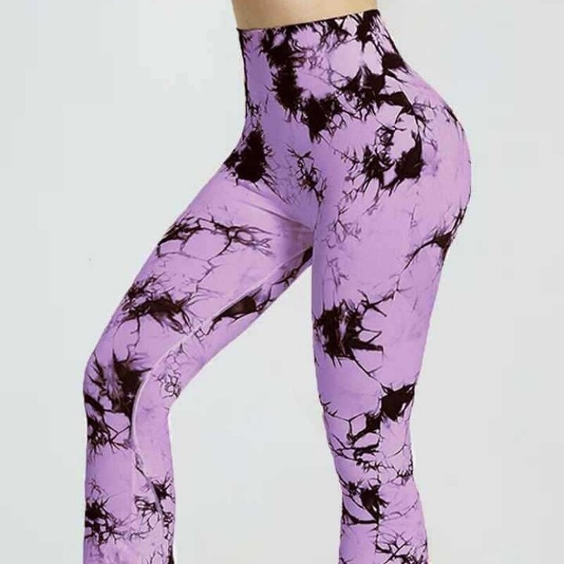 Women's Leggings Manufacturer - OEM/ODM Custom Tie Dye Flare Yoga Leggings