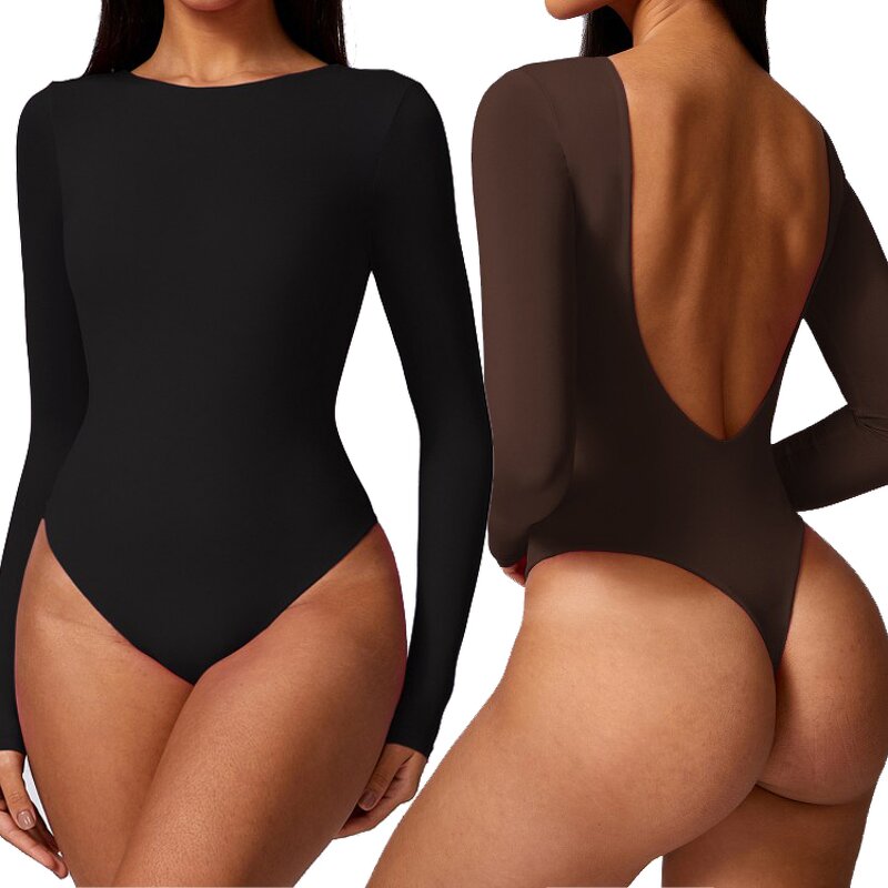 Women's Jumpsuit Manufacturer - OEM/ODM Custom Long Sleeve Yoga Romper