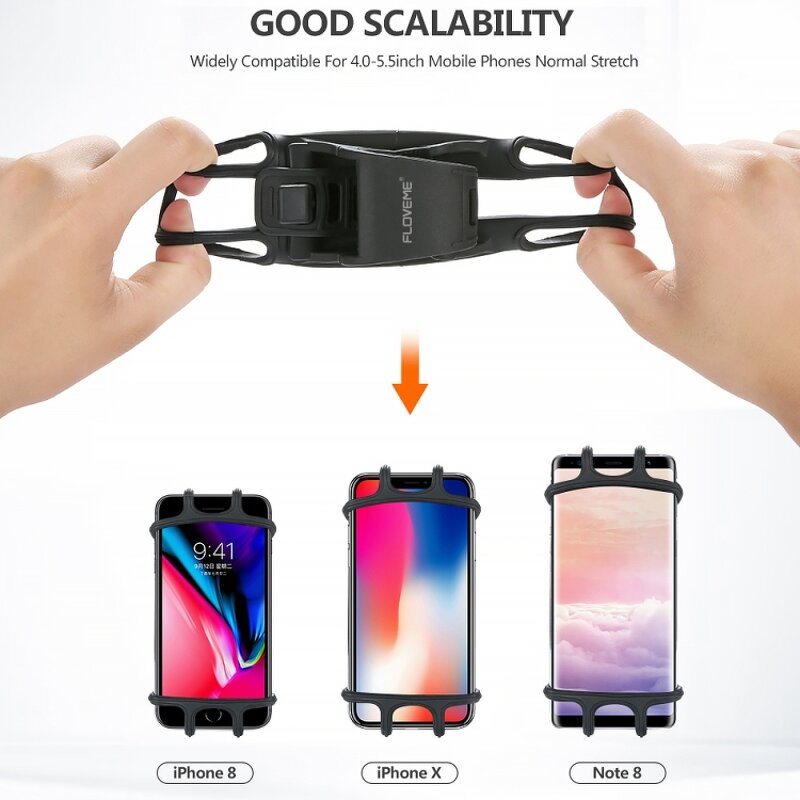 Bike Phone Mount Manufacturer - OEM/ODM Custom 360 Rotation Handlebar Holder