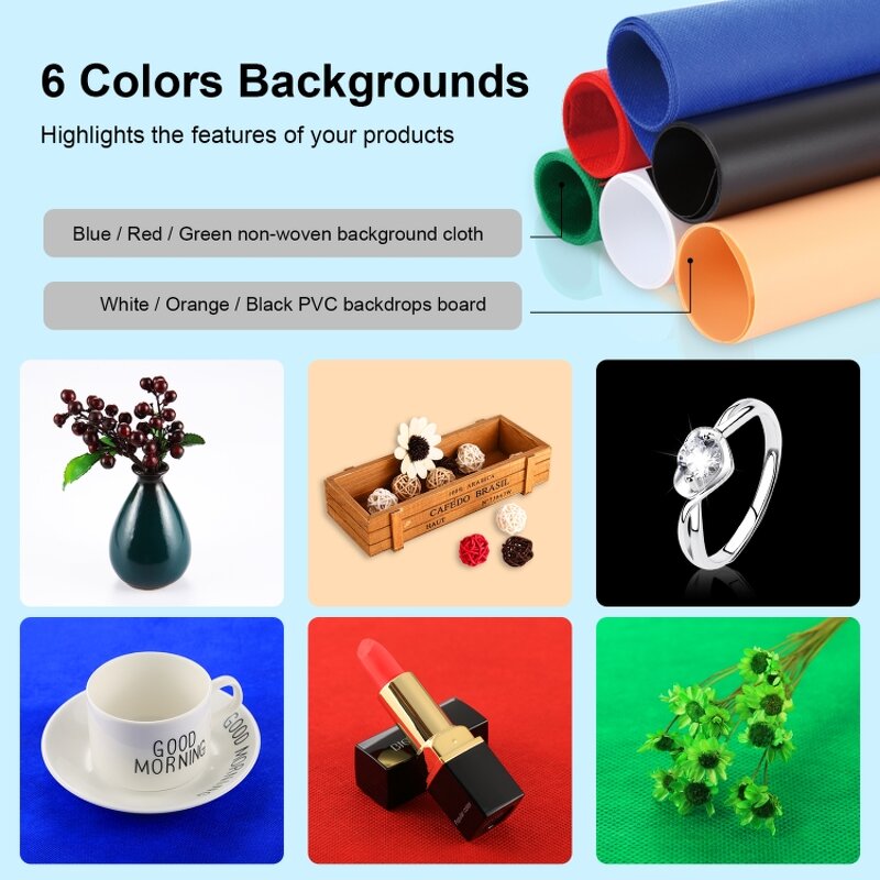 Photo Studio Box Manufacturer - OEM/ODM Custom 60x60cm LED Light Cube Tent