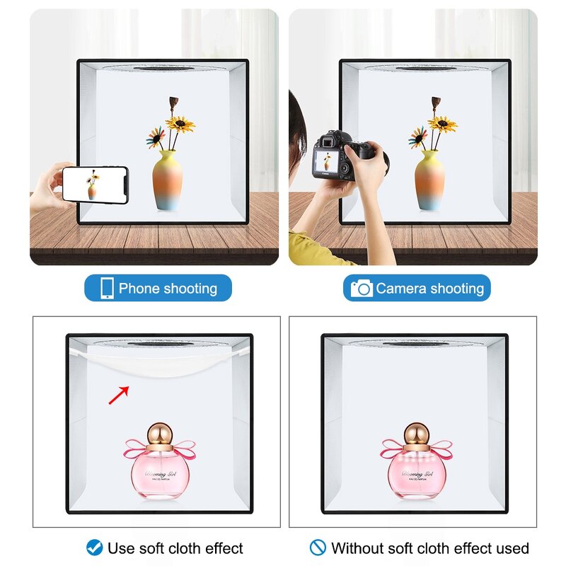 Photo Studio Box Manufacturer - OEM/ODM Custom 40cm LED Light Photography Box