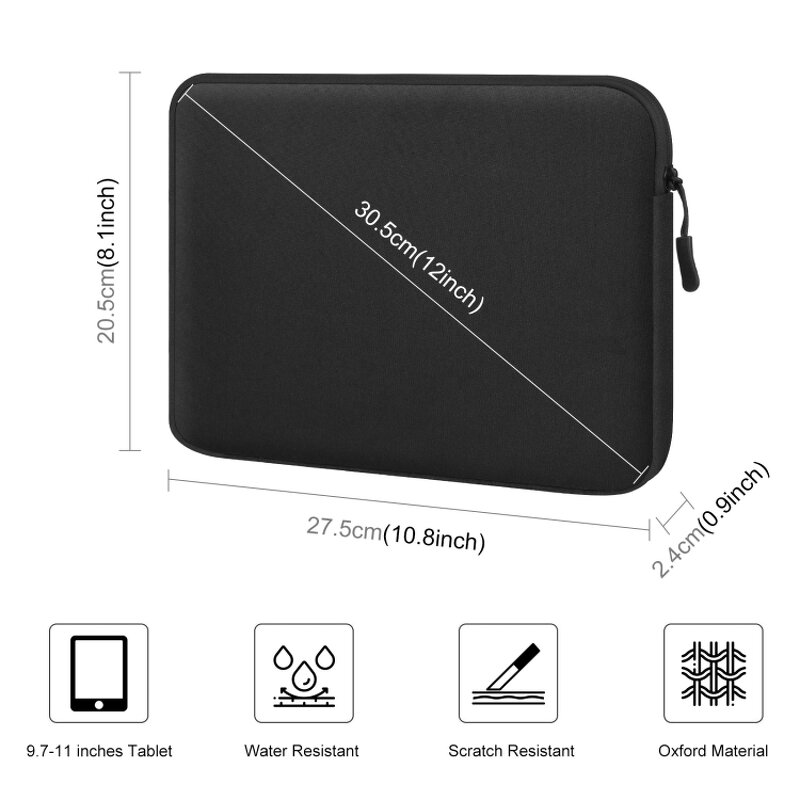 Tablet Bag Manufacturer - OEM/ODM Custom Zipper Sleeve Case for Tablet