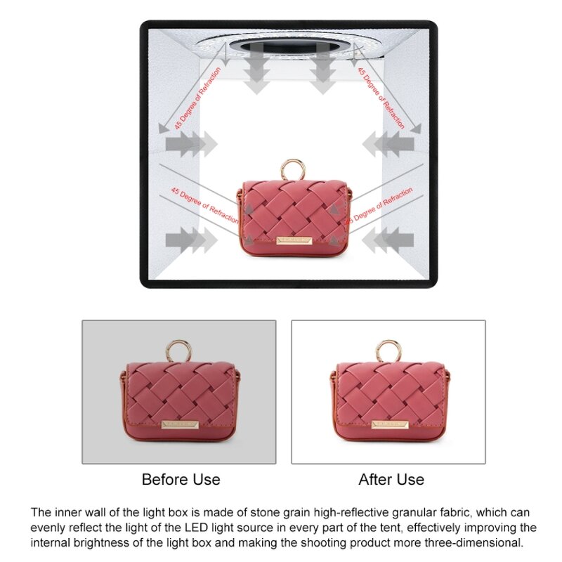 Photo Studio Box Manufacturer - OEM/ODM Custom 40cm Foldable Shooting Tent