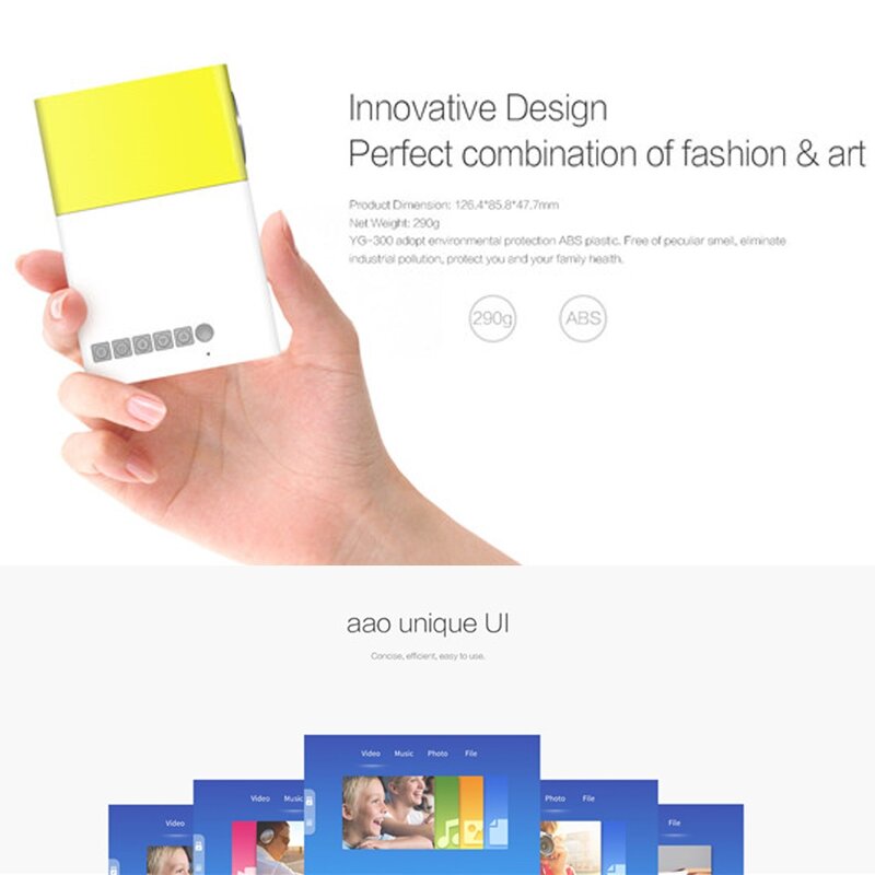 Mini Projector Manufacturer - OEM/ODM Custom 400 Lumens DLP Projector